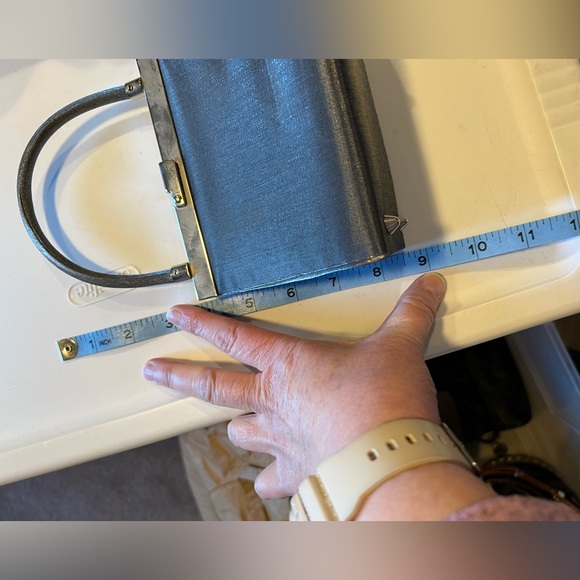 La Regal dark gray evening handbag - Picture 10 of 14